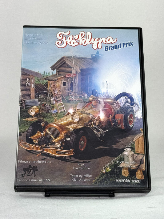 DVD-forside til filmen Flåklypa Grand Prix (Dobbel DVD)
Originalt cover brukt for produktbilde i nettbutikken Brukbar Film
