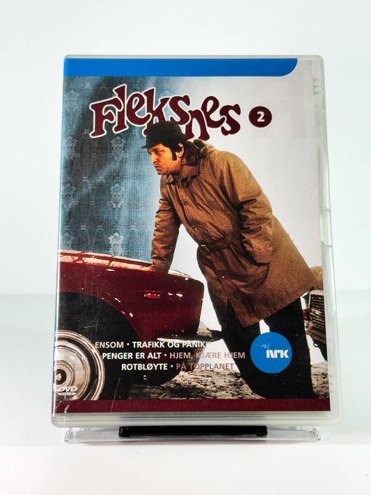 Forside av cover til Fleksnes 2, brukt original DVD hos Brukbar Film