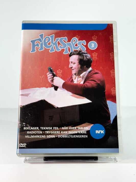 Forside av cover til Fleksnes 3, bruktfilm hos nettbutikken Brukbar Film