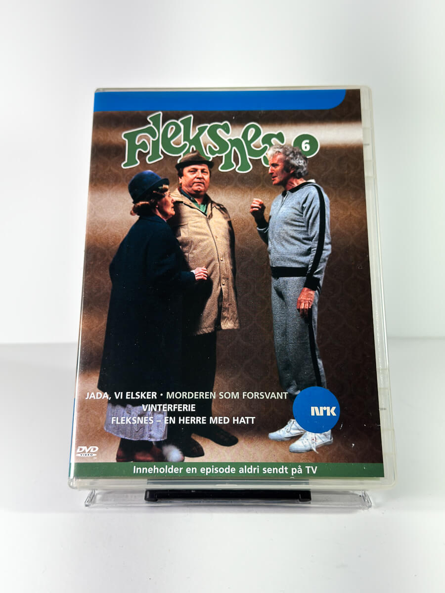 Forside av cover til Fleksnes 6 på DVD