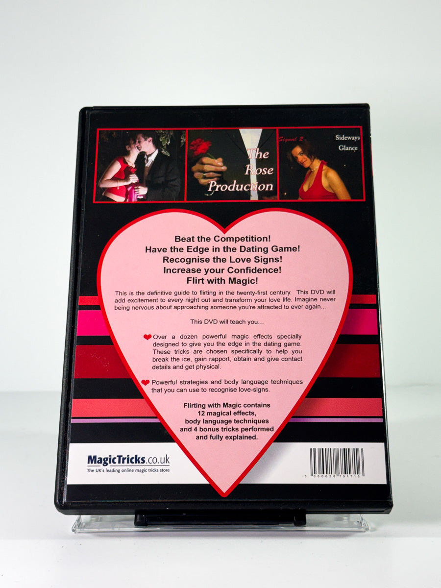 Bakside av cover til Flirting with Magic, DVD-cover hos Brukbar Film