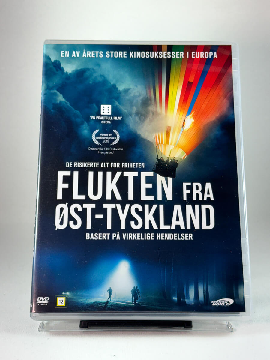 Forside av cover til Flukten fra Øst-Tyskland, bruktfilm på DVD hos Brukbar Film