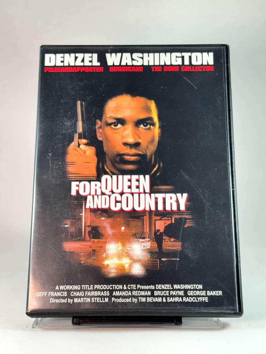 Forside av cover til For Queen and Country, brukt DVD hos Brukbar Film