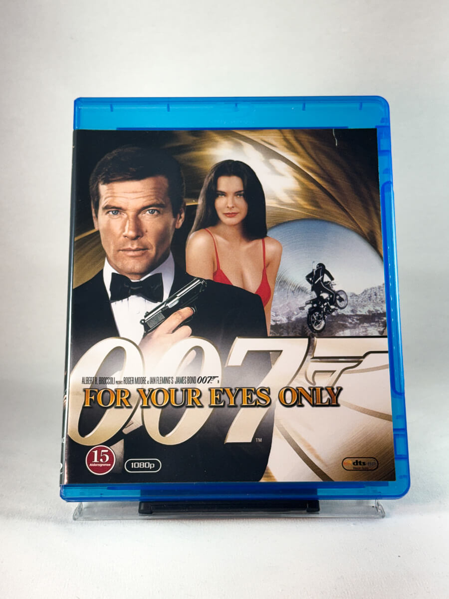 Forside av cover til For Your Eyes Only, bruktfilm hos nettbutikken Brukbar Film