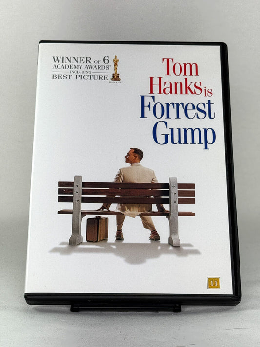 DVD-cover-forside til filmen Forrest Gump – Brukt DVD fra nettbutikken Brukbar Film