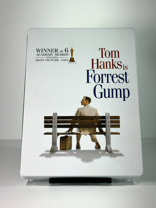 Forside av cover til forrest gump, bruktfilm på DVD hos Brukbar Film