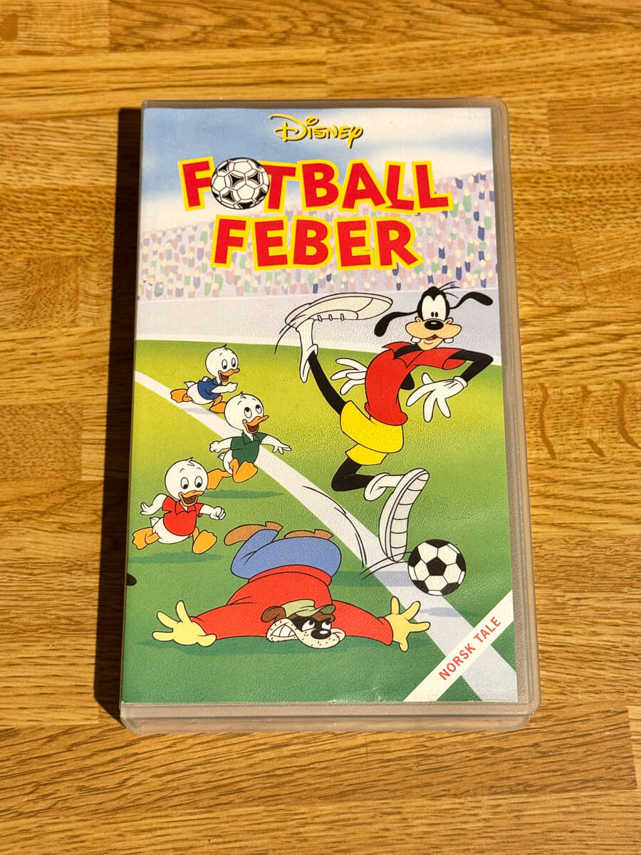 Forside av cover til Fotballfeber på VHS