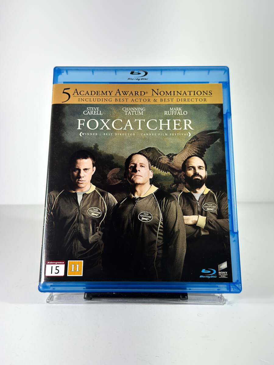 Forside av cover til Foxcatcher på Blu-ray