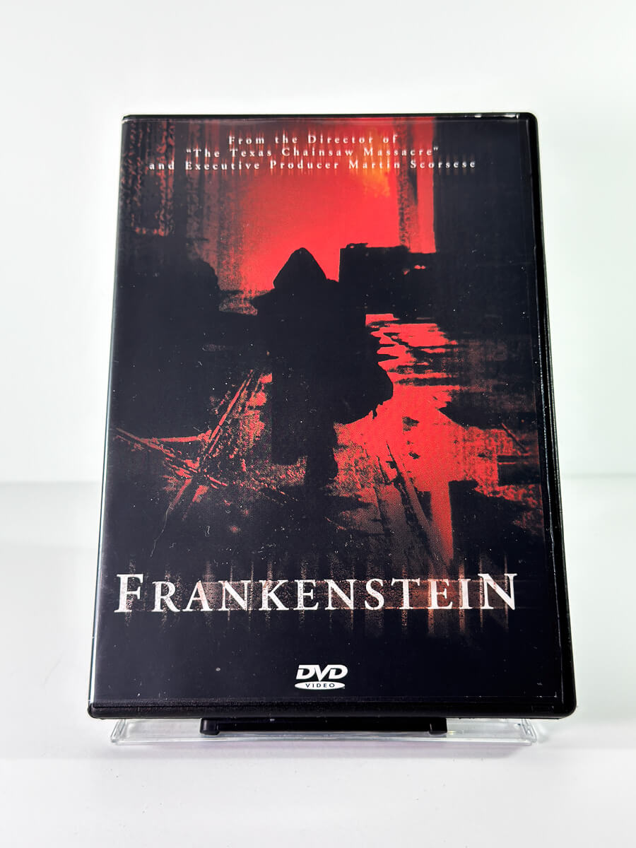 Forside av cover til Frankenstein, bruktfilm hos nettbutikken Brukbar Film