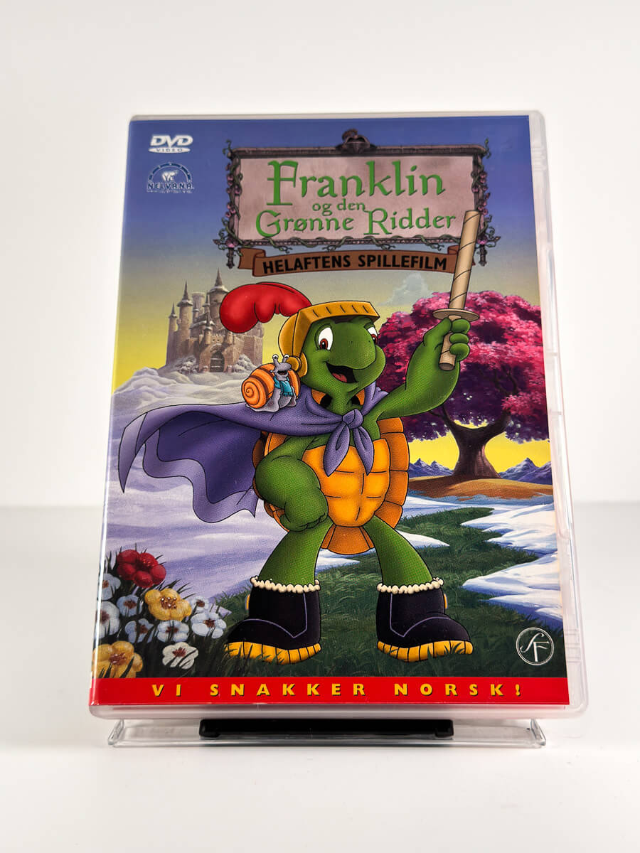 Forside av cover til Franklin og den grønne ridder på DVD