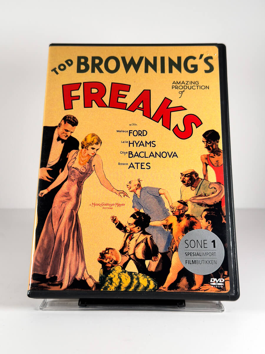 Forside av cover til Freaks på DVD