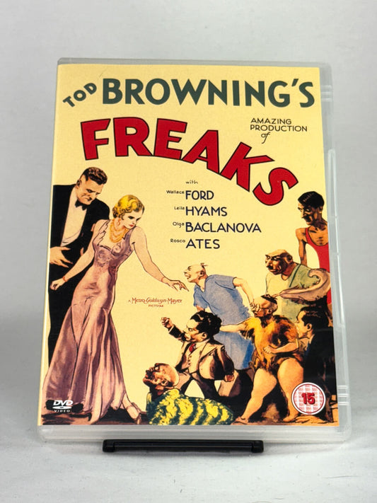 DVD-forside til filmen Freaks
Originalt cover brukt for produktbilde i nettbutikken Brukbar Film