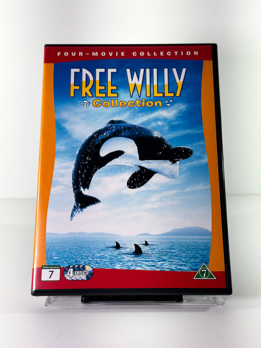 Forside av cover til Free Willy Collection, brukt DVD hos Brukbar Film