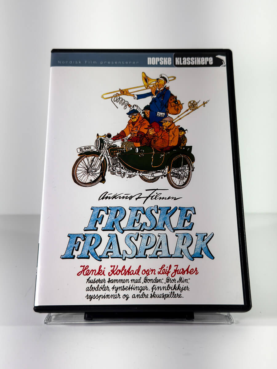 Forside av cover til Freske fraspark på DVD