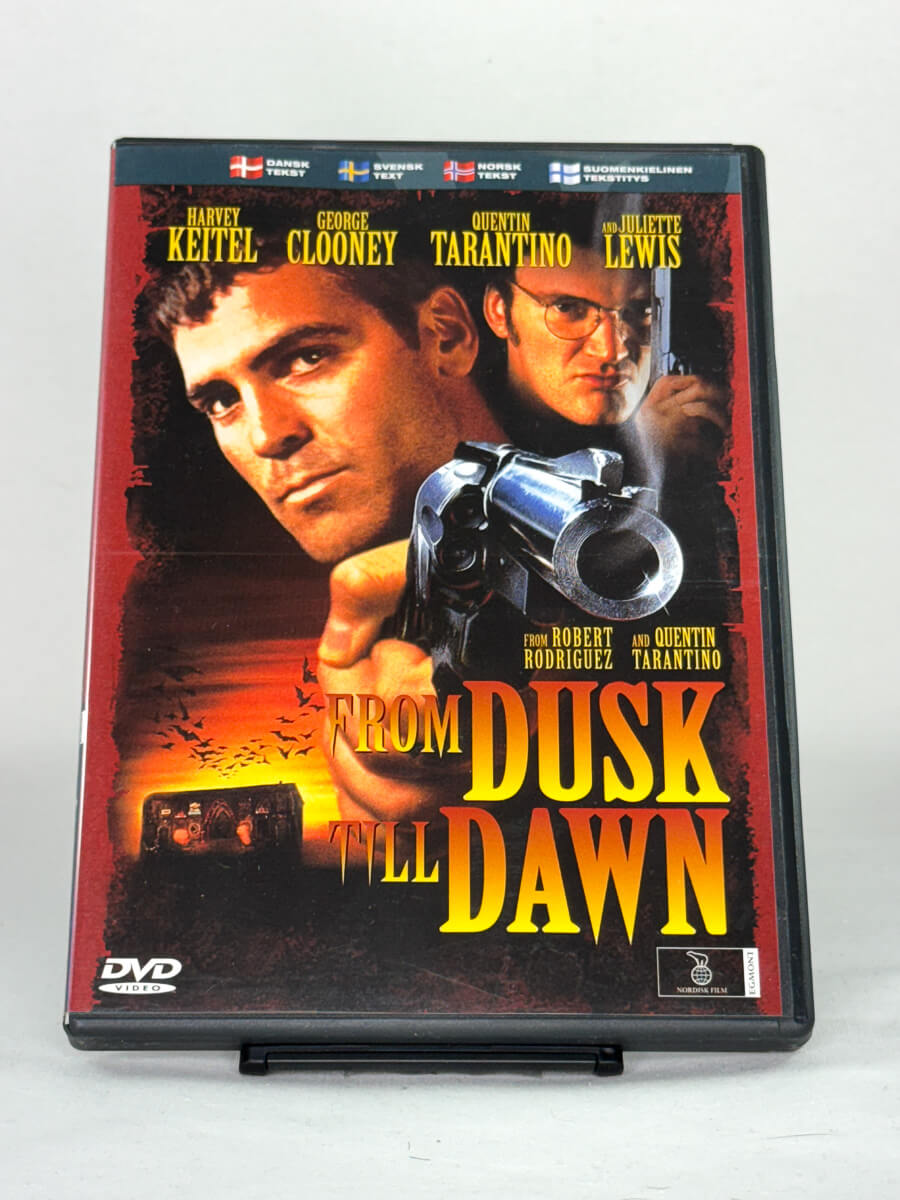 DVD-cover-forside til filmen From Dusk Till Dawn – Brukt DVD fra nettbutikken Brukbar Film