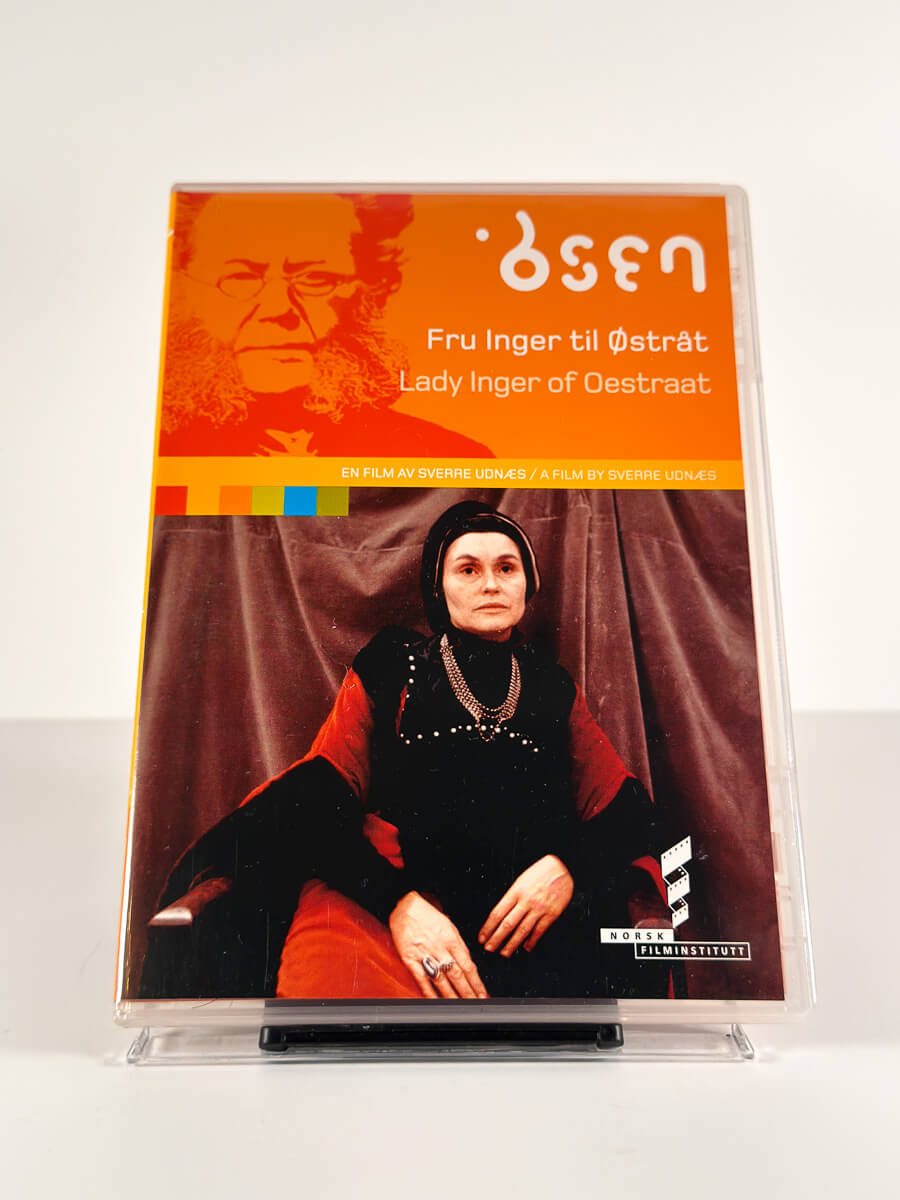 Forside av cover til Fru Inger til Østråt på DVD