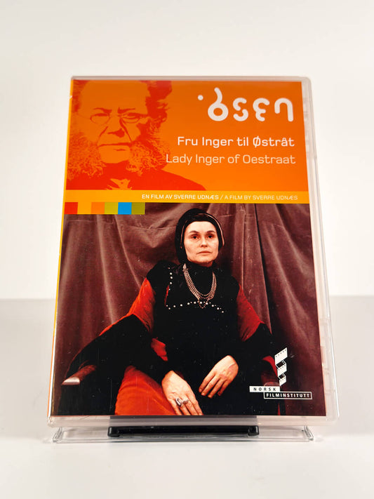 Forside av cover til Fru Inger til Østråt på DVD