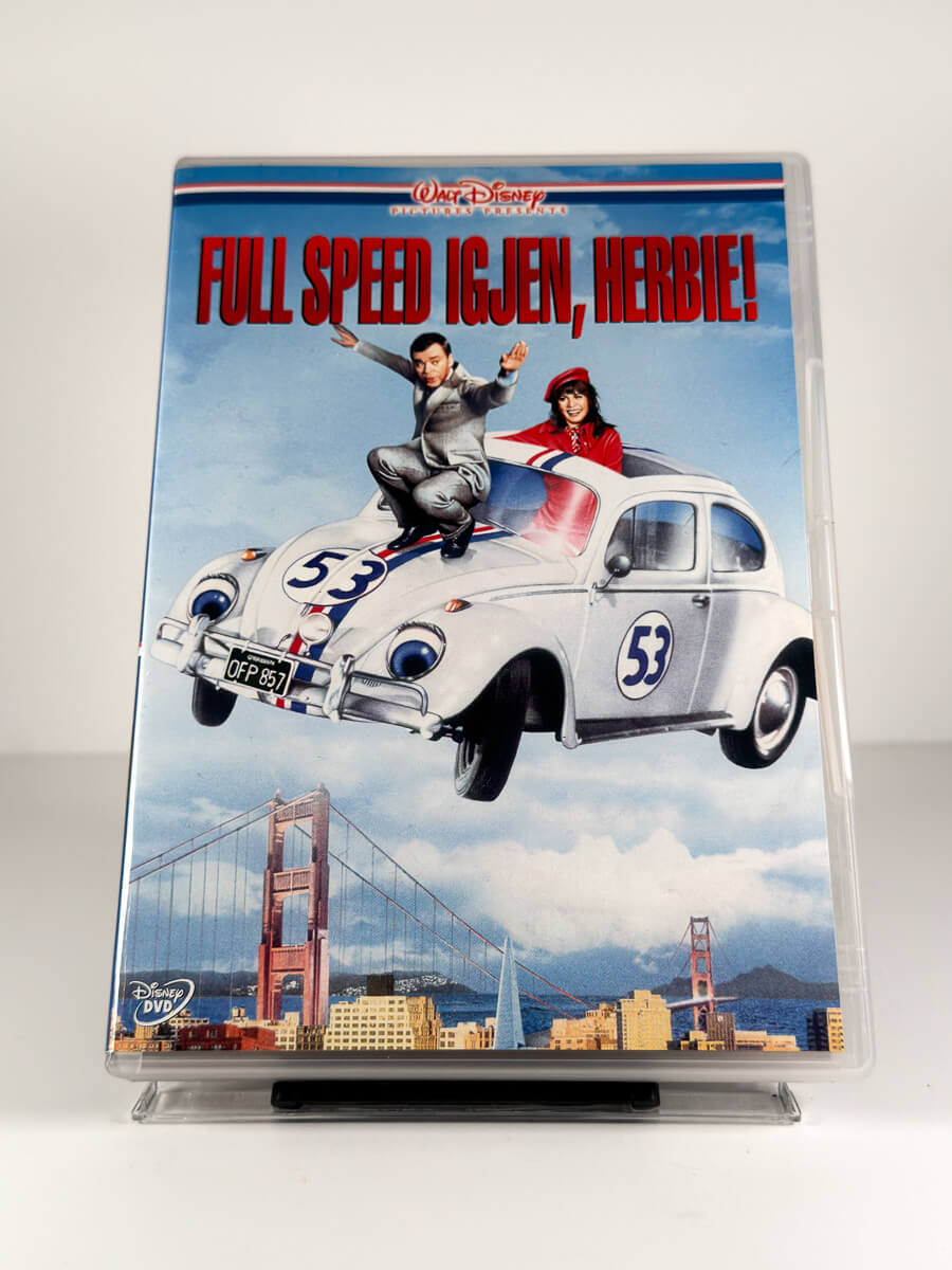 Forside av cover til Full speed igjen, Herbie! på DVD