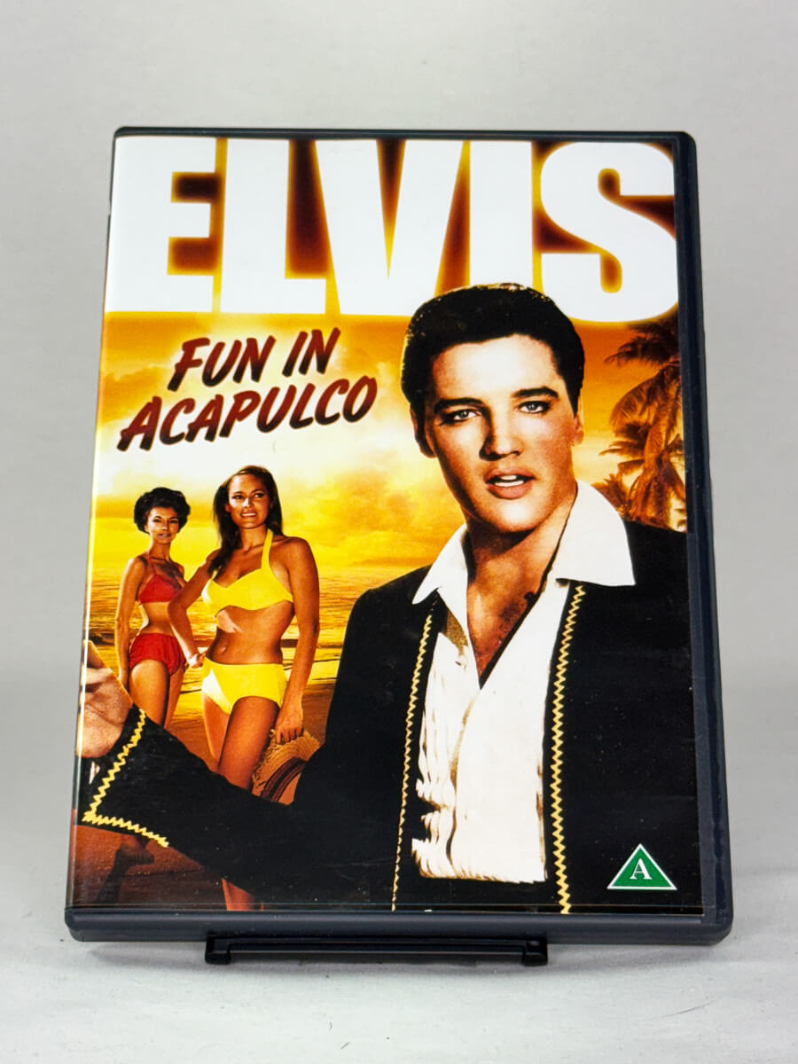 DVD-cover-forside til filmen Fun in Acapulco – Brukt DVD fra nettbutikken Brukbar Film