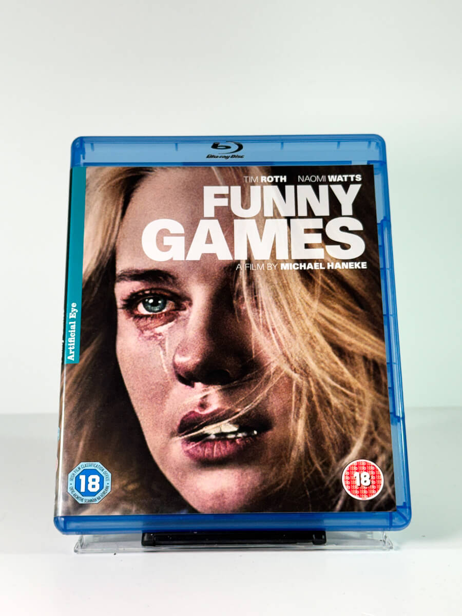 Forside av cover til Funny Games på Blu-ray