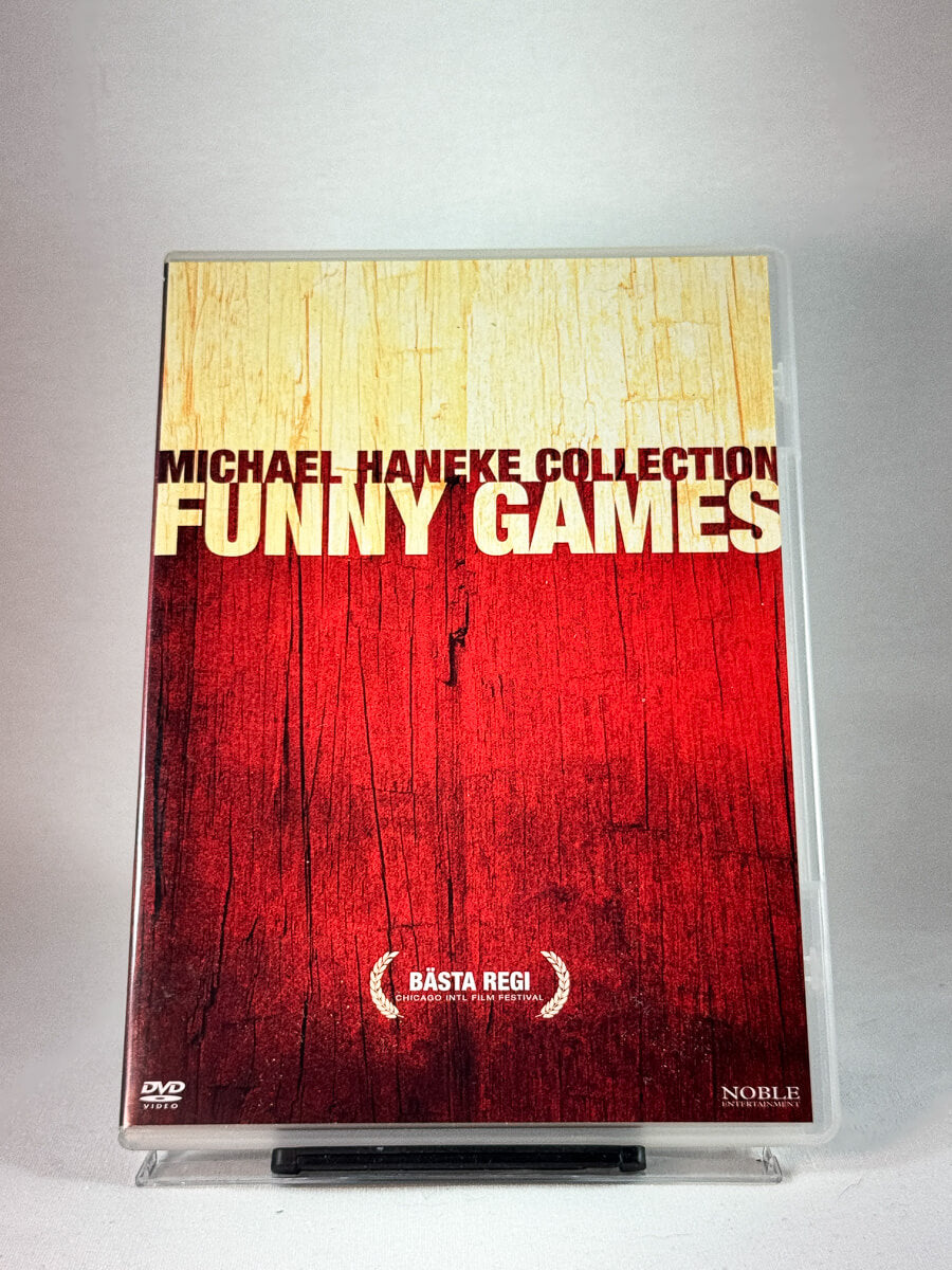 Forside av cover til Funny Games, brukt DVD hos Brukbar Film
