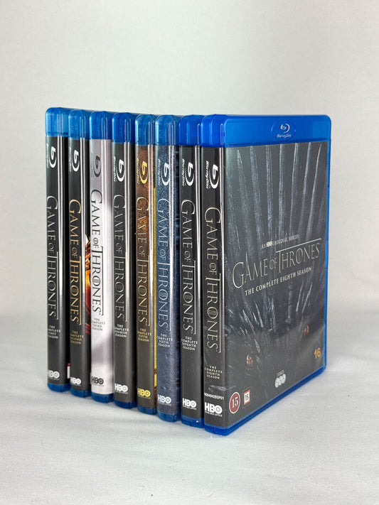 Game of Thrones – The Complete Series – hele HBOs fantasyepos samlet, brukt Blu-ray hos Brukbar Film