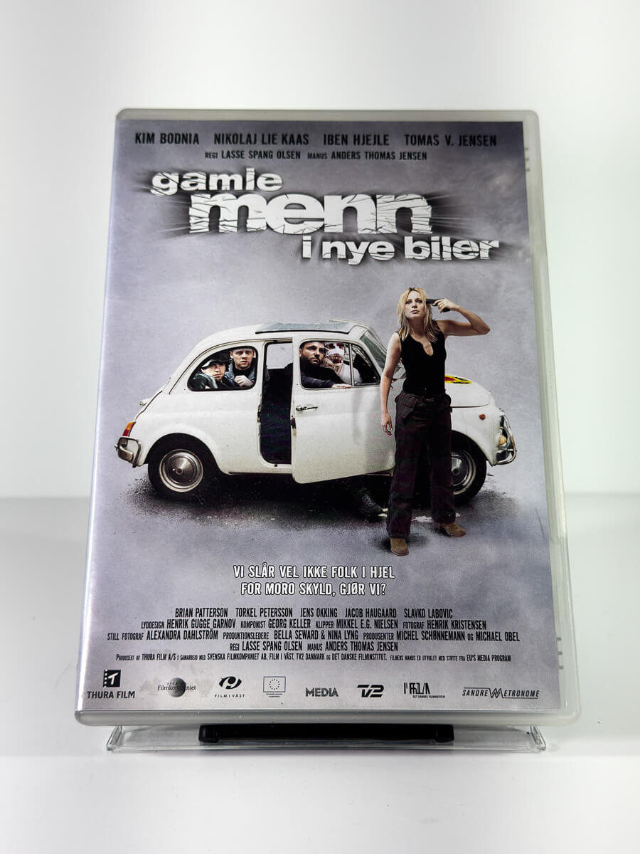 Forside av cover til Gamle menn i nye biler på DVD