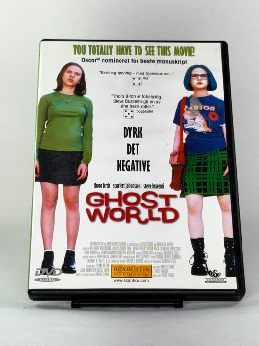 DVD-cover-forside til filmen Ghost World – Brukt DVD fra nettbutikken Brukbar Film