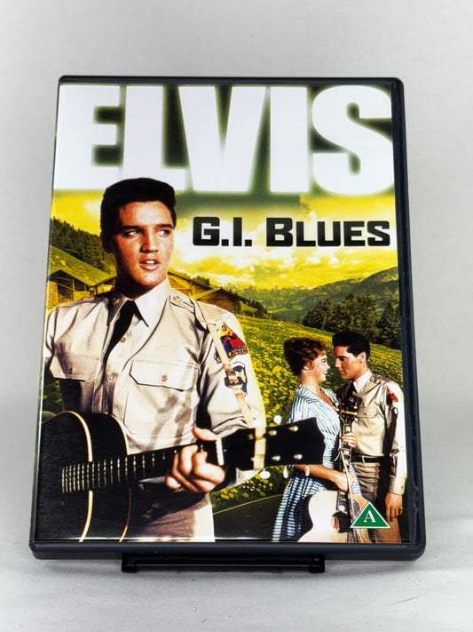 DVD-cover-forside til filmen G.I. Blues – Brukt DVD fra nettbutikken Brukbar Film