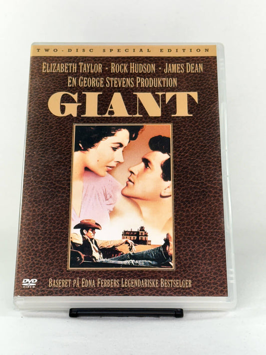 DVD-cover-forside til filmen Giant (Giganten) – Brukt DVD fra nettbutikken Brukbar Film