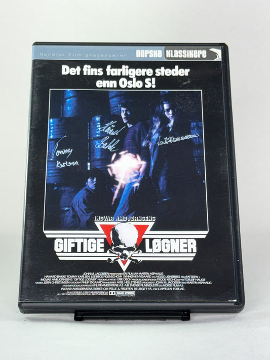 DVD-forside til filmen Giftige løgner
Originalt cover brukt for produktbilde i nettbutikken Brukbar Film