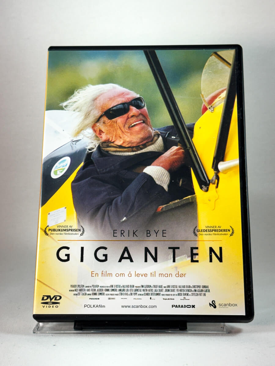 Forside av cover til Giganten, brukt original DVD hos Brukbar Film