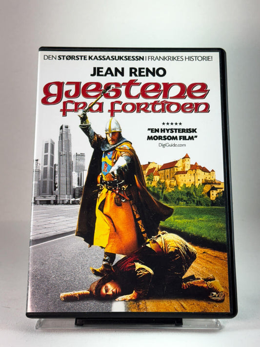 Forside av DVD-cover til Gjestene fra fortiden, bruktfilm hos Brukbar Film