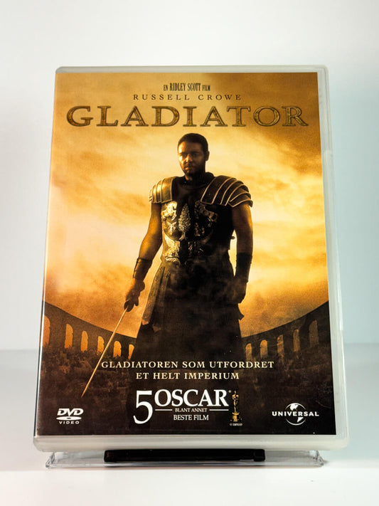 Forside av cover til Gladiator, brukt DVD hos Brukbar Film