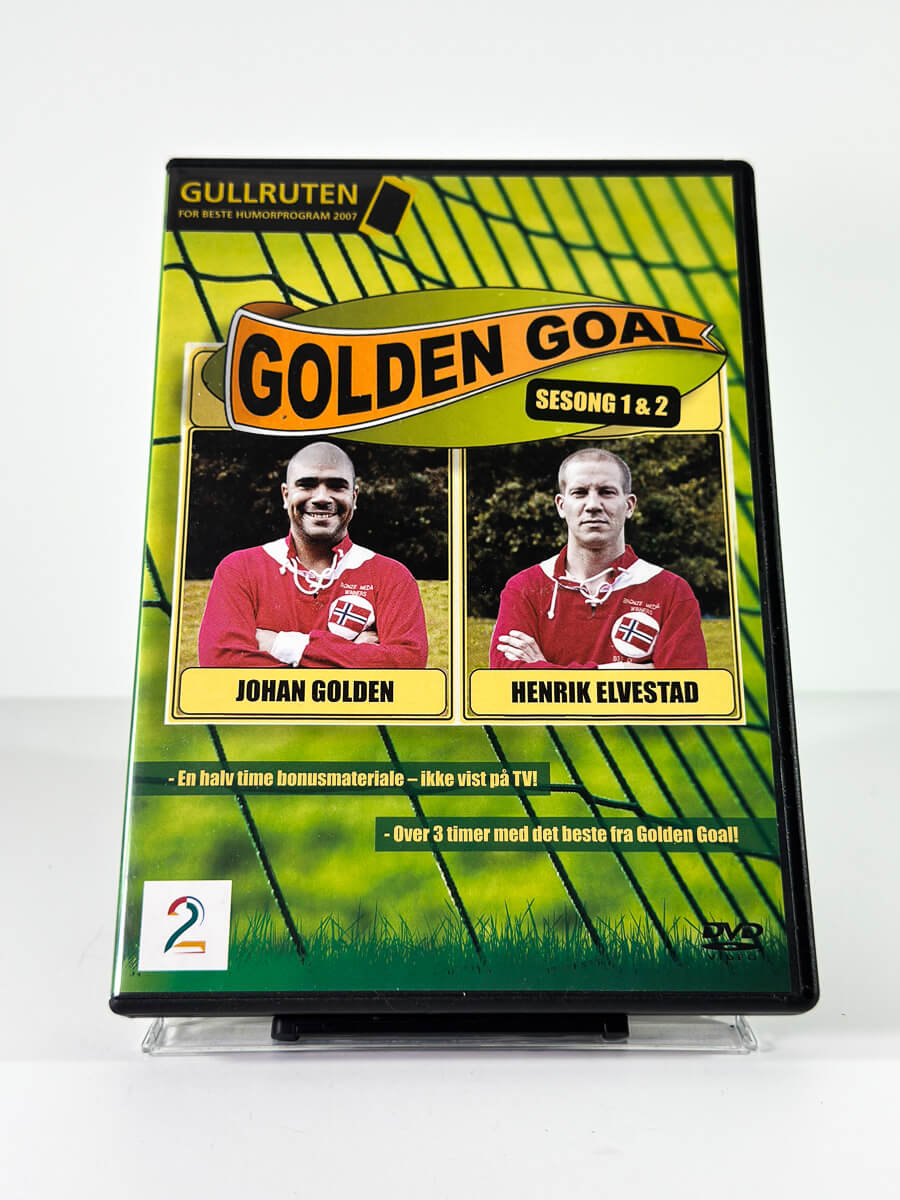 Forside av cover til Golden Goal Sesong 1 & 2 på DVD