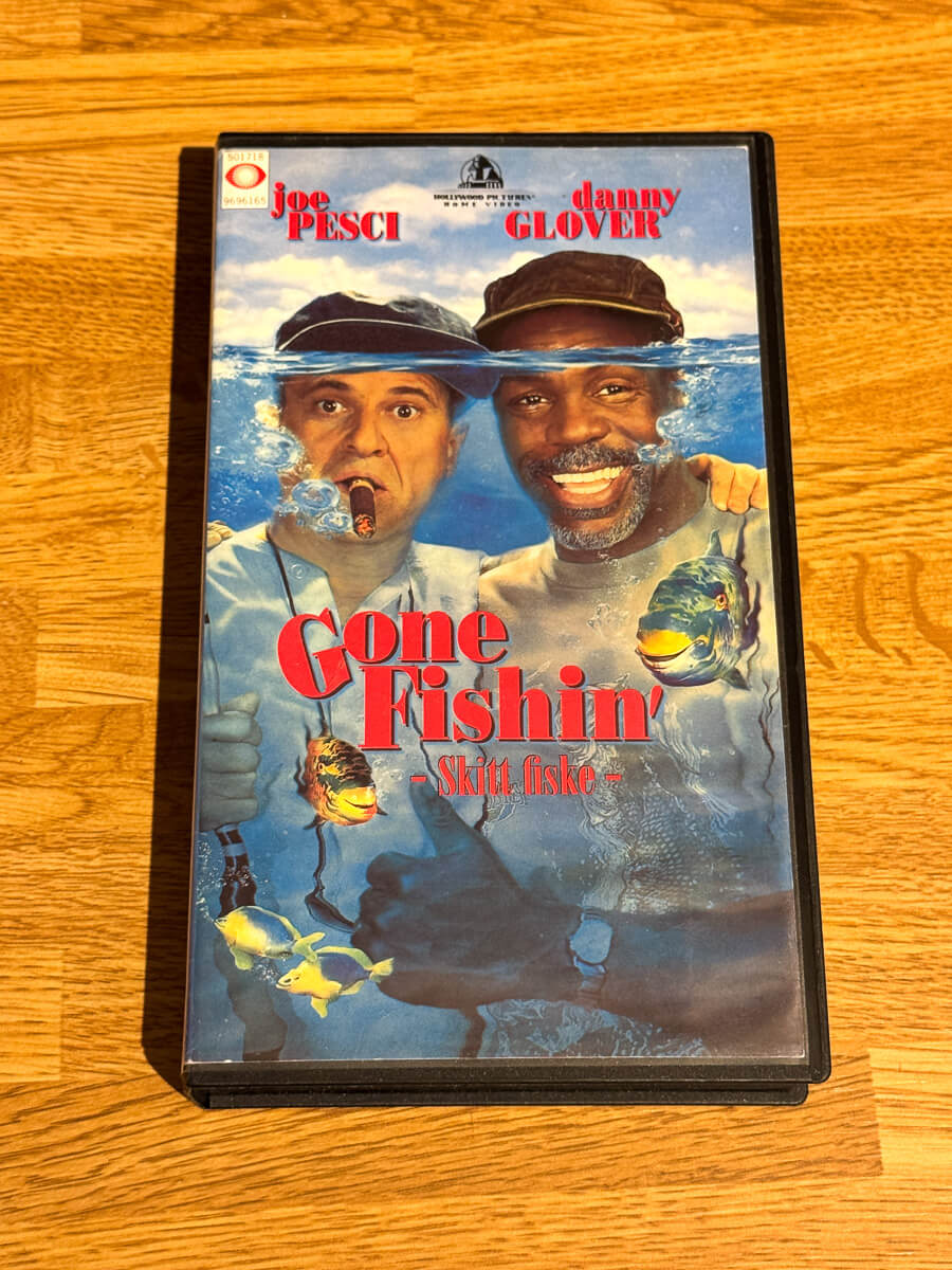 Forside av cover til Gone Fishin’ – Skitt fiske på VHS