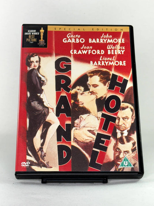 Brukt DVD-film Grand Hotel – forside av klassisk filmcover, kjøp brukte filmer og samlerutgaver på DVD hos Brukbar Film