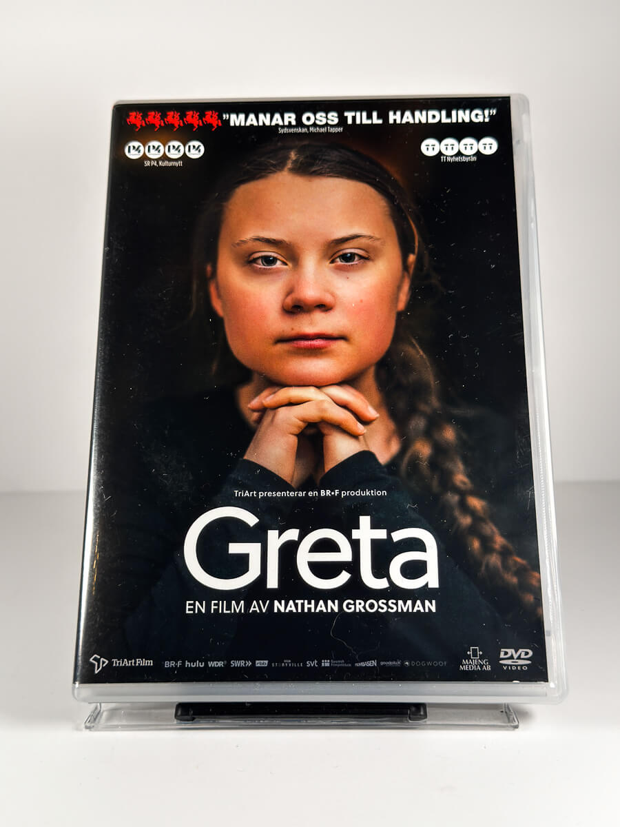 Forside av cover til Greta på DVD