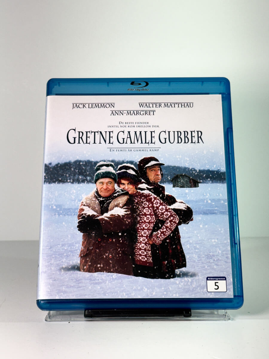 Forside av cover til Gretne gamle gubber på Blu-ray