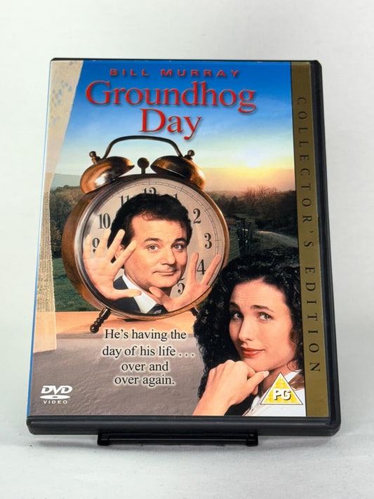 DVD-forside til filmen Groundhog Day
Originalt cover brukt for produktbilde i nettbutikken Brukbar Film