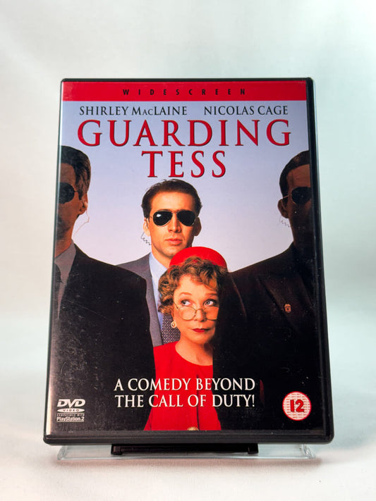 Forside av cover til Guarding Tess, bruktfilm hos nettbutikken Brukbar Film