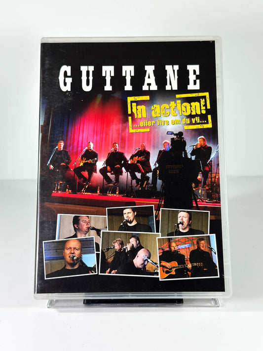 Forside av cover til Guitane in Action ...eller live om du vil..., brukt DVD hos Brukbar Film