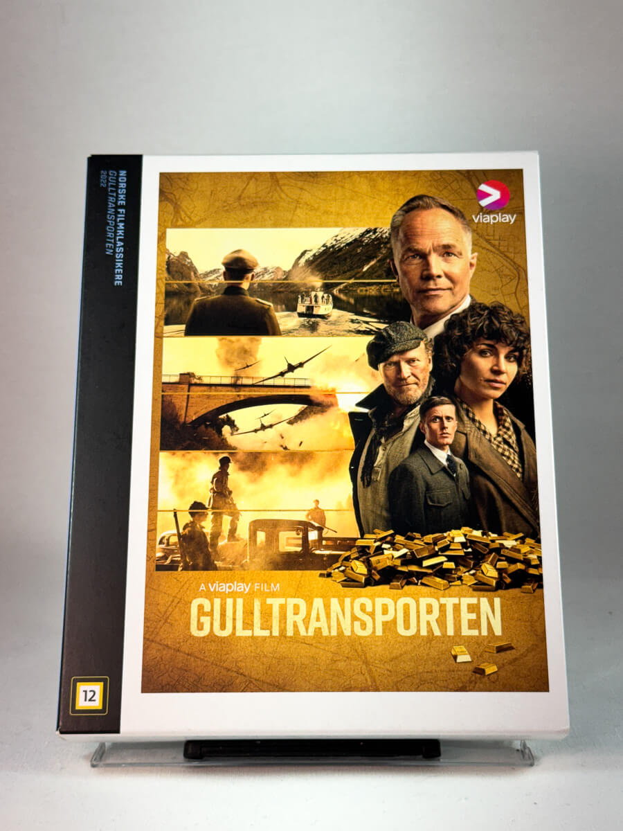 Forside av cover til Gulltransporten, bruktfilm på Blu-ray hos Brukbar Film