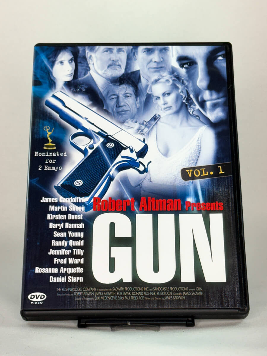 DVD-cover-forside til GUN – Vol. 1 – Brukt DVD fra nettbutikken Brukbar Film