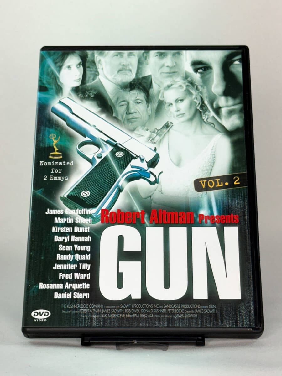 DVD-cover-forside til GUN – Vol. 2 – Brukt DVD fra nettbutikken Brukbar Film