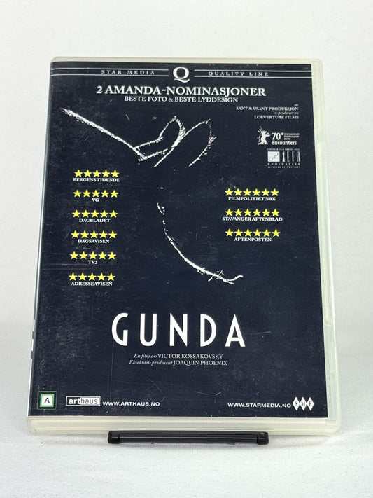 DVD-cover-forside til filmen Gunda – Brukt DVD fra nettbutikken Brukbar Film