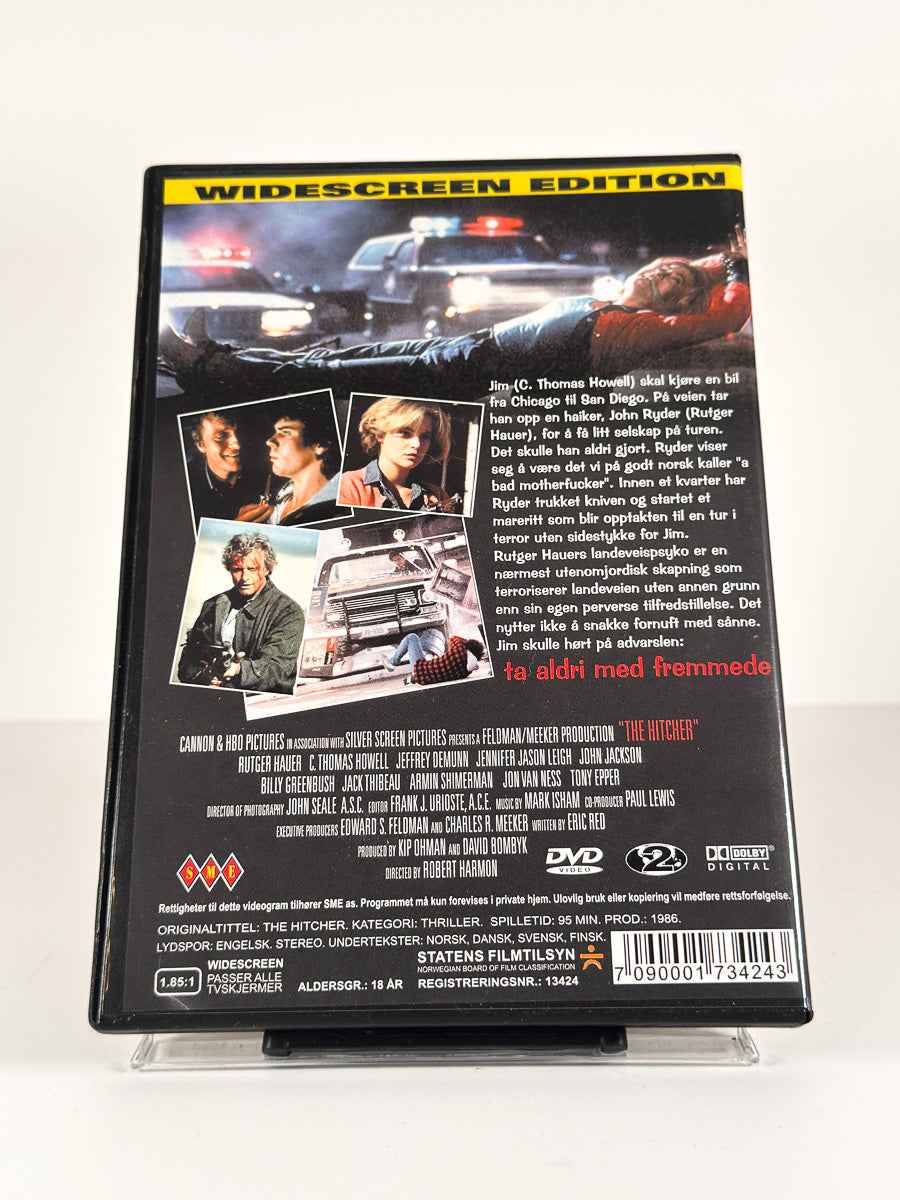 Bakside av cover til Haikeren på DVD