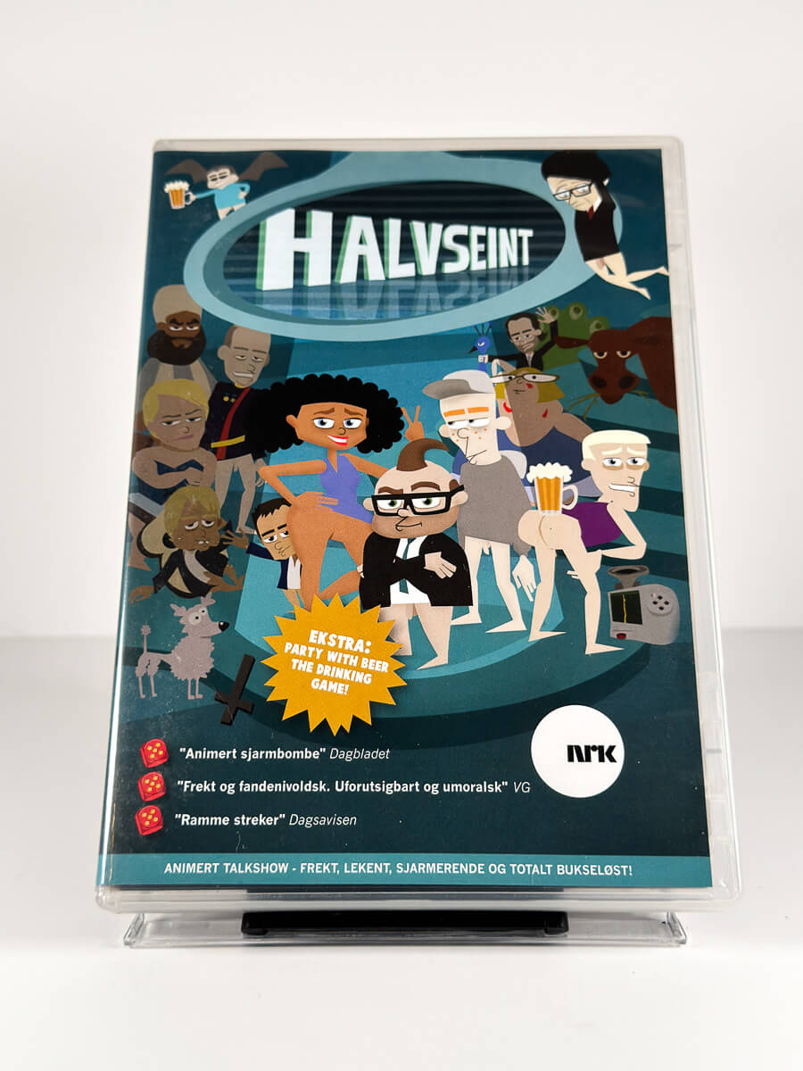 Forside av cover til Halvseint på DVD