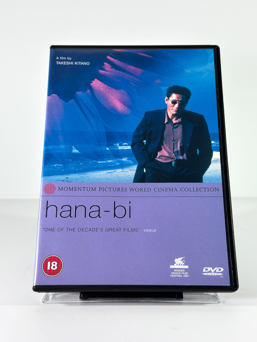 Forside av cover til hana-bi på DVD