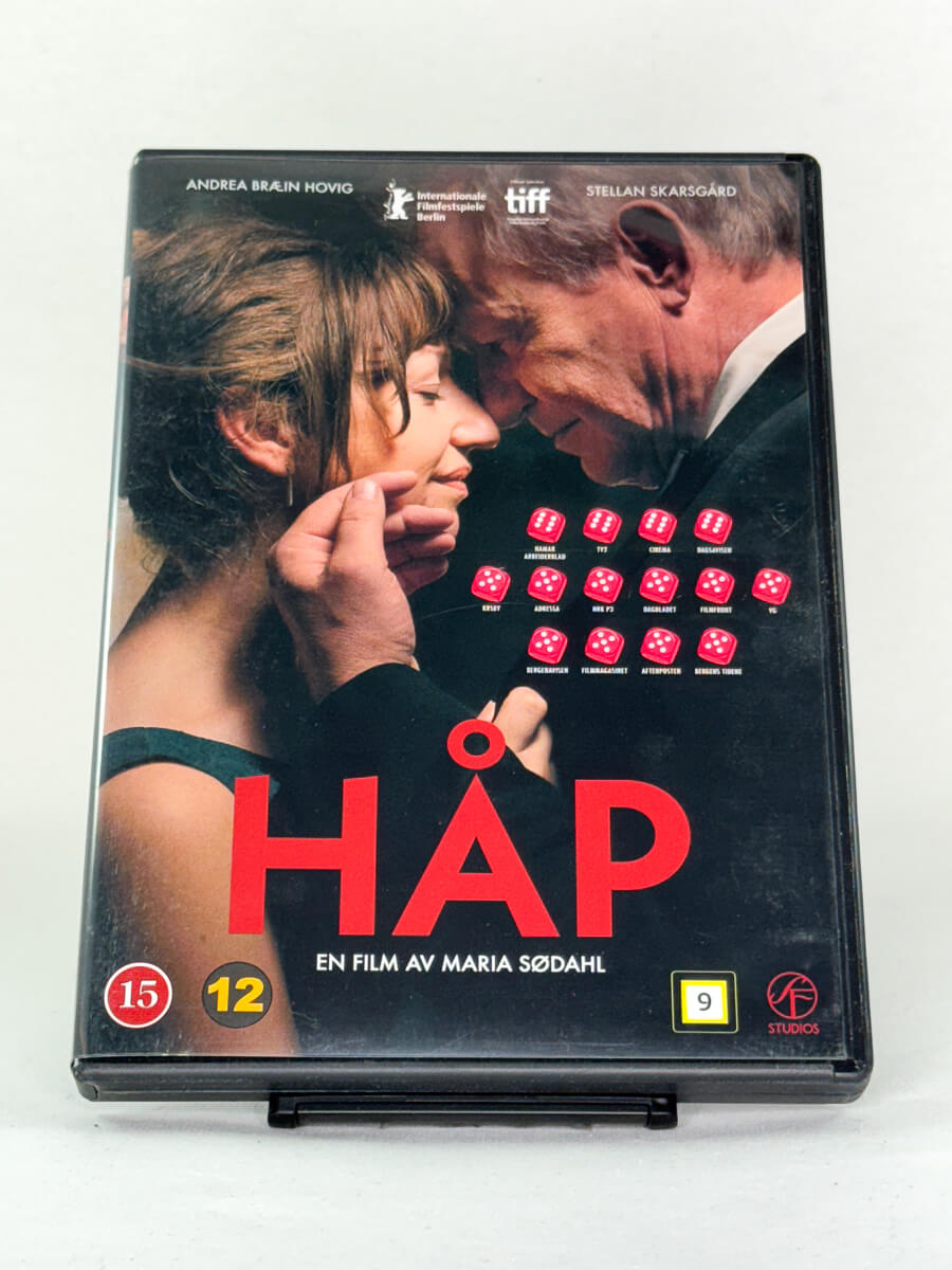 Brukt DVD Håp – forside av filmcover, norsk drama på brukt DVD fra Brukbar Film